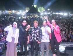 Lampung Timur Music Festival di Lapangan Sidorejo Dipenuhi Ratusan Penonton