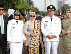 Pelantikan Serentak, Bupati Wabup Lamtim Siap Majukan Bumei Tuwah Bepadan