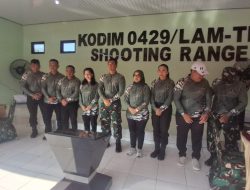 Bupati Ela Siti Nuryamah Hadiri peresmian Lapangan Tembak Di Kodim 0429 Lampung Timur