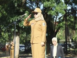 Usai Cuti Idul Fitri, Bupati Ela Siti Nuryamah Pimpin Apel Perdana