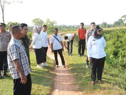 Bupati Lamtim Tinjau Tanggul Penyangga, hilang kan konflik gajah manusia