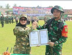 Bupati Lamtim Bertindak Sebagai Irup Pada Pembukaan Kegiatan TNI Manunggal Membangun Desa